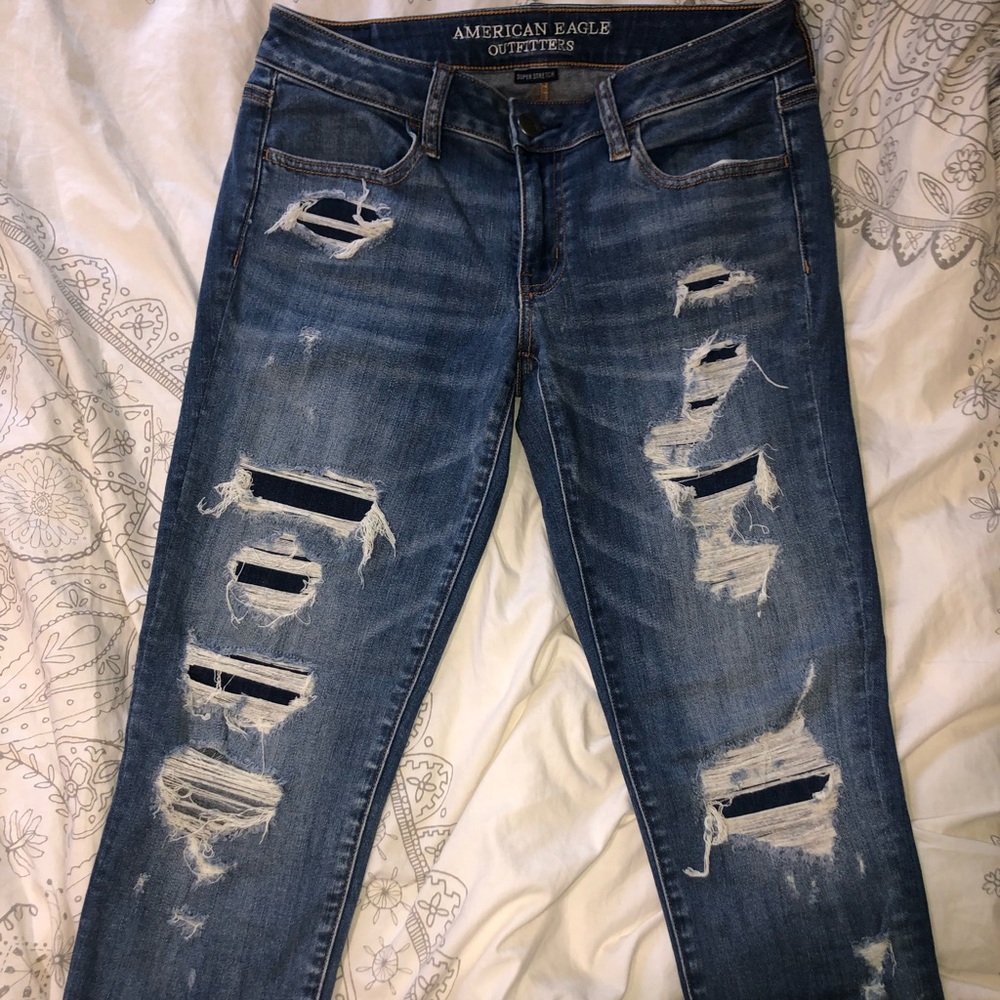 American Eagle super low jegging
